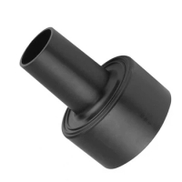 M2EE Universal Vacuum Cleaner Hose Adapter Attachment Converter 1-1/4" To 2-1/2" Dust Hose Port Adapter for WORKSHOP Black