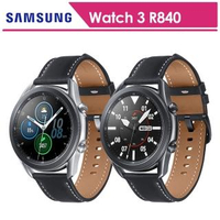 【SAMSUNG 三星】Galaxy watch 3 45mm 藍牙 不鏽鋼 智慧手錶 SM-R840(送玻璃保貼)