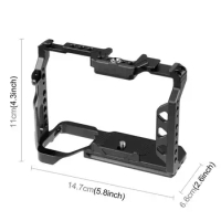 1Pc For Sony A7M4 M3 R3 R2 A73 A72 Camera Rabbit Cage Protection Frame Cover Aluminum Alloy Housing Case Cameras Accessories New