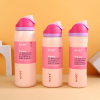 Hilee แก้วเก็บอุณหภูมิ 2in1 ดูด+ดื่มตรง  แถมโบว์ฟรี! สีพาสเทลสุดคิวท์ กันรั่ว 360 °   สแตนเลสเกรดการ