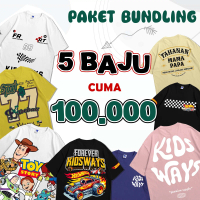 [FREE ANGPAU] Paket Bundling Hykids Baju Anak Usia 1-6 Tahun Untuk Laki-laki dan Perempuan Motif Ter
