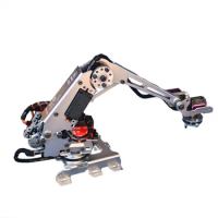 6 Dof Robot Arm Abb Industrial Manipulator Claw Gripper with 20kg Servo for Arduino Robot DIY Kit UNO/ESP32 Programmable Project
