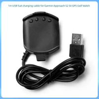 1m USB fsat charging cable for Garmin Approach S2 S4 GPS Golf Watch