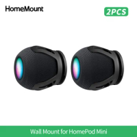 HomeMount Wall Mount Stand Compatible with HomePod Mini Space-Saving With Cable Management for Apple HomePod Mini Holder Bracket