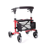 【恆伸醫療器材】ER-31099 GOGO購 鋁合金 帶輪 助步車 買菜車 步行輔助車(座高54cm/顏色隨機出貨)