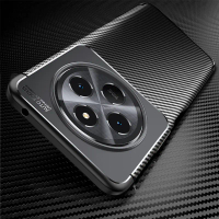 Vantime Case for Xiaomi Redmi 14C 4G / POCO C75 Soft Casing Carbon Fibre Ultra Slim Phone Back Cover