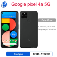 Google Pixel 4a 5G Original Unlocked Mobile phone Octa-core Snapdragon 765G 6.2" 12.2MP&amp;16MP&amp;8MP 6GB&amp;128GB