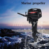 Outboard Motor 18HP 12HP 6HP 2 Stroke Fishing Boat Engine Water Cooling Heavy Duty Boat Engine Marine Engine With CDI Ignition