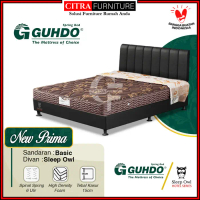 PROMO RAMADHAN!! Guhdo Springbed New Prima 120x200x15 - Full set | Gudho Spring bed - Cokelat, DIVAN