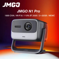 Jmgo N1 Pro Projector Global Version Triple Color Laser Projetor 1080P DLP Smart Android 11 3200 Ansi Lumens Beamer