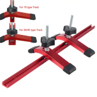 T-Track Hold Down Clamp Woodworking Chute Rail Table Saw Clamps High Strength Aluminum Alloy T Track CNC Router Clamp