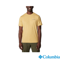 Columbia哥倫比亞 男款- Tech Trail 防曬UPF50快排短袖上衣-黃色  UAE55450YL/IS