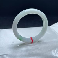 緬甸手鐲白底青翡翠手鐲水潤細膩色澤陽綠高貴優雅釉潔完美大氣