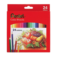 【Pentel飛龍】  彩色 色鉛筆 24色入 /盒 CB8-24TH