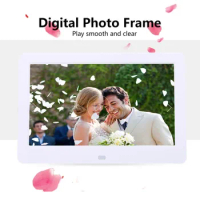 10 inches Digital Picture Frame Photo Album High Resolution MP3 MP4 Movie Player Alarm Clock with Remote Control
