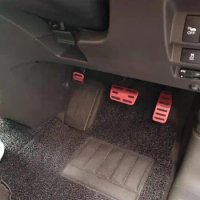 Car Interior Styling Accessories For Honda Freed GB3 2011-2014 Shuttle 2015-2019 Aluminum Accelerator Pedal Brake Non-slip Mat