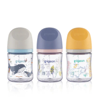 【Pigeon 貝親】第三代母乳實感T-ester奶瓶160ml(海洋世界/春日物語/非洲動物)