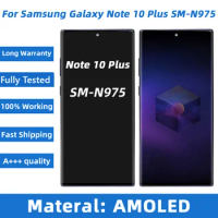 Super Amoled LCD For Samsung Galaxy Note10+plus Note 10 Plus N975 SM-N9750 N975F Display+Touch Screen Digitizer Parts NEW OLED