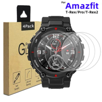 For Amazfit T Rex Pro T-Rex 2 Screen Protector Tempered Glass Amazfit TRex 2 T-Rex Pro Protective Film For Huami T Rex Glass