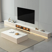 Console Led Tv Stand Mobile Luxury White Display Tv Stand Retro Modern Sofa Cup Holder Floor Cheap Armario Para Tv Furniture