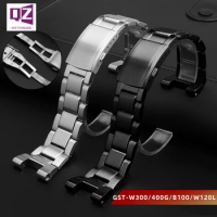 Stainless Steel Watchband for casio g-Shock GST-W300 GST-400G GST-B100 GST-210 S100D/S110D/W110 watches Strap Wristbands band