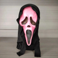 Mặt Nạ Ma, Halloween Cos Kinh Dị Quái Vật, Mặt Nạ Ma La Hét, Kẹp Tóc Cài Tóc Đáng Sợ, Đạo Cụ Dạ Hội 
