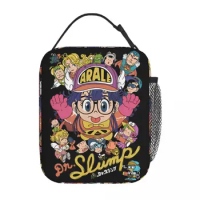 Arale Dr.Slump Insulated Lunch Bags Thermal Bag Reusable Large Tote Lunch Box Men Women Work Picnic