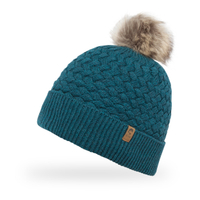 美國《Sunday Afternoons》美麗諾羊毛針織保暖毛球帽 Tranquil Merino (針葉綠)