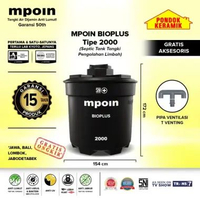 Mpoin Bioplus Tipe 2000 Septic Tank Tangki Pengolahan Limbah Garansi 15 Tahun