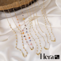 【Hera 赫拉】優雅珍珠水晶氣質甜美口罩眼鏡防掉掛鍊-4款#H100513B(時尚 簡約 氣質)