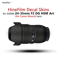 Sigma 24-35F2 DG HSM EF Mount Lens Cover Sticker Decal Skin for Sigma Art 24-35mm F2 DG HSM Protector Coat Wrap Sticker Film