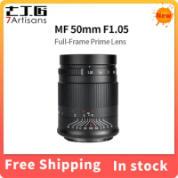 7Artisans 50mm F1.05 MF Full-Frame Large Aperture Portrait Lens for Sony E Canon RF Nikon Z Panasonic/Leica/Sigma L