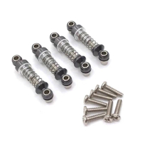 4Pcs Metal Shock Absorber Damper For Wltoys 284131 K969 K979 K989 K999 P929 P939 1/28 RC Car Upgrade Parts