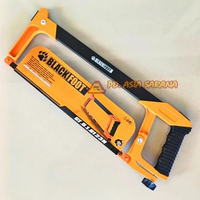 Stang Gagang Gergaji Besi 12" Inch Two Sides Soft Grip BLACKFOOT Hacksaw Frame 6123 GT.5.1.6123N