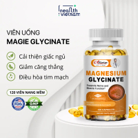 VIên uống Magie Glycinate hỗ trợ ngủ ngon Magnesium Glycinate Alliwise cải thiện giấc ngủ & sức khỏe