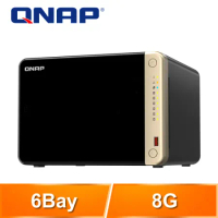 QNAP 威聯通 TS-664-8G 6Bay NAS 網路儲存伺服器