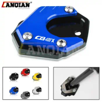 CB400X CNC Motorcycle Accessories Kickstand Extension Plate FOR HONDA CB 400X CB400 X CB 400 X 2019-2020 Side Stand Enlarge Pad