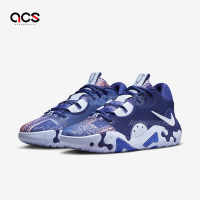 Nike 籃球鞋 PG 6 EP 藍 紫 男鞋 Paul George 6代 保羅 運動鞋 變形蟲 腰果花 DH8447-400