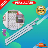 PREMIUM Ajaib Tongkat Gantungan Baju Tirai Kolong Dapur Pipa Horden DOA347D