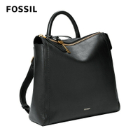 送禮首選★【FOSSIL】Parker 真皮兩用小後背包-黑色 ZB1514001【美國時尚品牌】 附防塵袋+提袋【全館滿額折價★FOSSIL全系列包夾送美妝蛋】