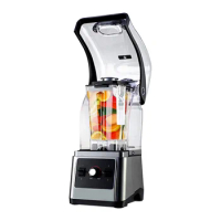 Commercial Kitchen Appliances Fruit Ice Smoothies Maker Soundproof Food Mixer Blender