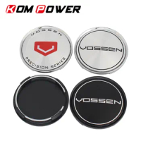 4pcs VOSSEN wheel cap 63/58mm clip vossen logo emblem sticker car covers hubcap for rims car universal wheel centre caps