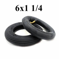 Mini Motorcycle 6X1 1/4 Tires 6 Inch Inner Tube Outer Tyre for Inflation Wheel Wheelchair Pneumatic Gas Electric Scooter 6*1.25