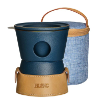Eilong Taiwan Tea Set Gold Flow Hand-Poured Coffee Travel Kit Paper-Free Drip Filter Professional Ce
