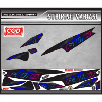POLET LIS STIKER stiker striping all motor mio old 110 variasi mio smile mio sporty motif simple ele