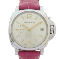 【二手名牌BRAND OFF】Panerai 沛納海 Luminor Due系列 米白色錶盤 自動上鍊 腕錶 38mm PAM01248