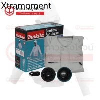 MAKITA เสื้อแจ็คเก็ต พัดลม มีฮูด 12-18v สีขาว DFJ411ZL |ตัว| TTR Store