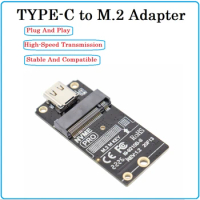 TYPE-C To M2 Nvme Enclosure M.2 To USB 3.1 Type-C Adapter Card Adapter Card Support M2 SSD 2230/42/60/80