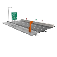TINY TOYS - Tiny City Bd16 高速公路 1pc