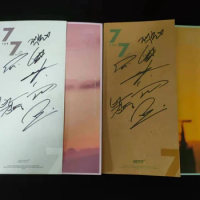 signed GOT7 GOT 7 autographed mini7th album 7 FOR 7 CD+photobook+signed poster K-POP 112017